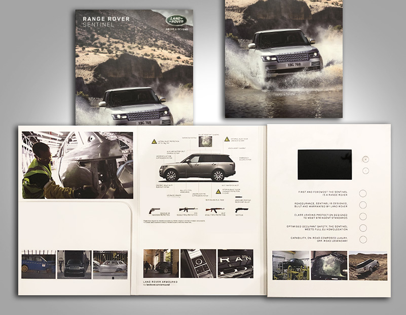 Digital Brochure for Land Rover Armoured Sentinel