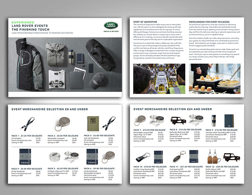 Land Rover Experience brochure