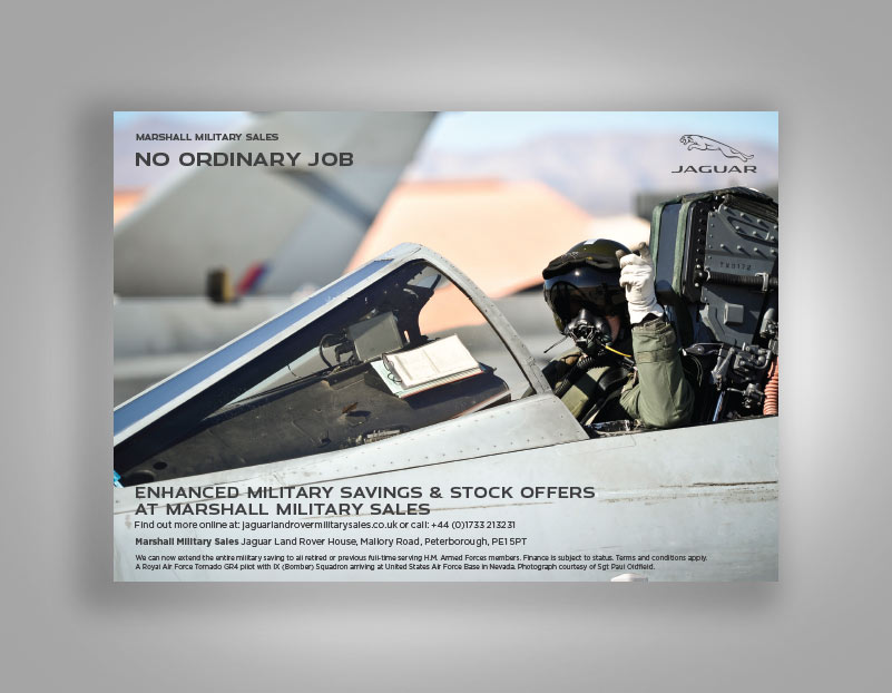 Advertising Campaign for Jaguar Land Rover Military For the Royal Air Force