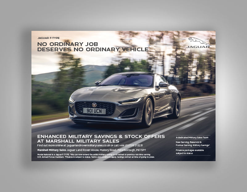 Advertising Campaign for Jaguar Land Rover Military Royal Air Force