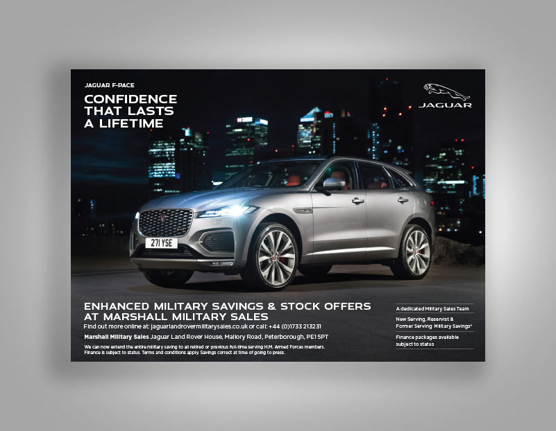 Advertising Campaign for Jaguar Land Rover Military Royal Navy