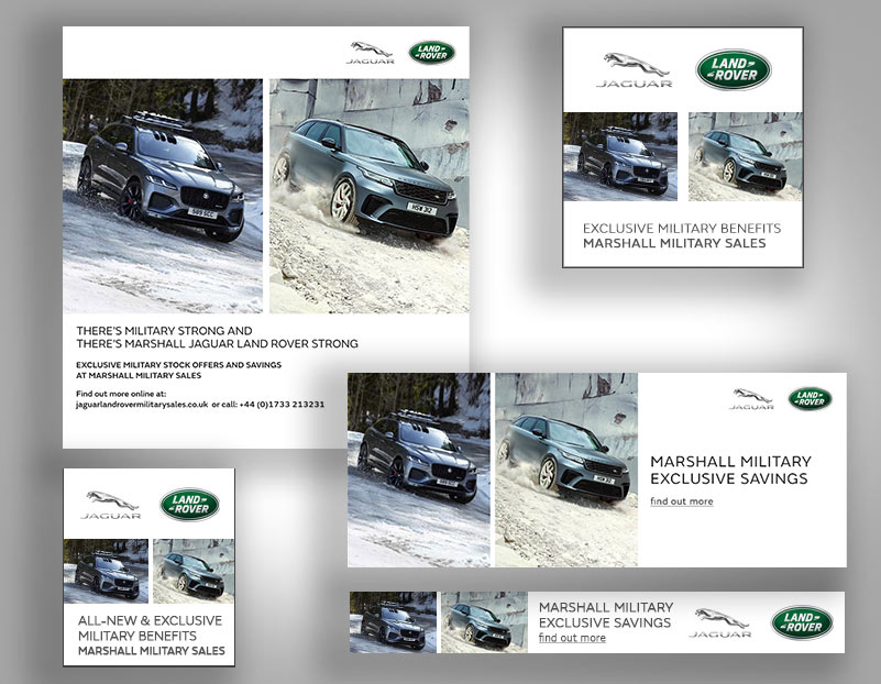 Social Media Advertising Campaign for Jaguar Land Rover Military Army