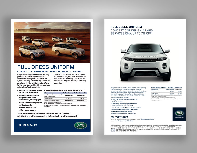 jlr military adverts 2012