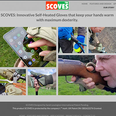 Scoves gloves for Raynaulds and warm hands